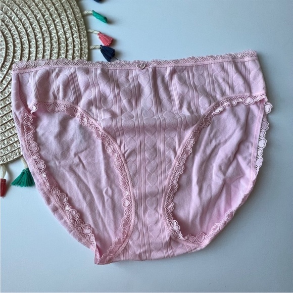 Victoria's Secret Stretch Cotton High-Leg Brief Panty Pretty Blossom XXL NEW - Picture 4 of 6